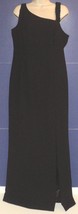 FRASCARA Designer Sz Medium 12 Dress Black Formal Very Long Sleeveless P... - £12.39 GBP