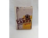 Wild West Star Poker Size Playing Cards Complete - $8.90