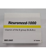 Neuroneed-1000 Vitamin (B1, B6, B12) for Energy, Mood, and Focus 30 Tablets - $53.37 CAD
