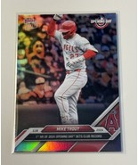 Mike Trout 2024 Topps Now Los Angeles Angels Opening Day HR Record Refra... - $18.69