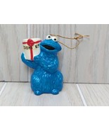 Sesame Street Cookie Monster cookie Jar 1989 Christmas Tree Ornament mad... - £7.88 GBP