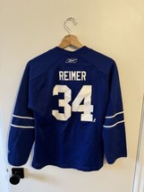 YOUTH Small James Reimer #34 Toronto Maple Leafs Reebok CCM Hockey Jersey - £22.88 GBP