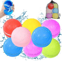 Reusable Water Balloons Latex Free Silicone Water Bomb Summer Fun Outdoor Toys P - £24.98 GBP