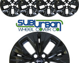 FITS 2021-2023 Nissan Rogue SV 18&quot; Gloss Black Wheel Skins # 8826-GB SET... - £95.08 GBP