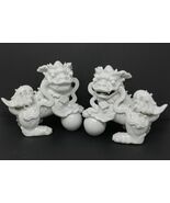 Japanese Ceramic Porcelain Guardian Foo Dogs Figurine Statues Made in Japan - €211,81 EUR