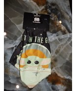 Star Wars Mandalorian Pet Bandana Tie On Size L/XL W/Baby Yoda - £13.77 GBP