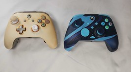 2 Xbox One Wired Controllers Powera Fusion Pro &amp; PDP Rematch Advanced For Parts - £14.91 GBP