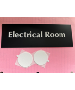 Electrical Room Wall Door Sign Durable Plastic Engraved  Electric Closet... - €8,53 EUR