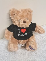 Keel Toys I Love London Teddy Soft Plush Toy 7&quot; - $12.60
