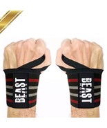 Weight Lifting Straps Wrist Supporter For Gym With Thumb Loop Wrist Band... - $25.99