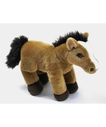 BUILD A BEAR BABW RETIRED BROWN &amp; WHITE PONY PLUSH STUFFED ANIMAL TOY - $30.32 CAD