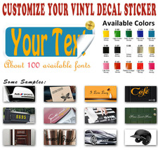 Custom Vinyl Decal Sticker Name Phrase Lettering Car Wall Window Laptop iPad Art - £2.55 GBP+