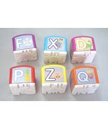  6- Sesame Street Elmo&#39;s Find &amp; Learn Alphabet Replacement Blocks Only P... - £17.37 GBP