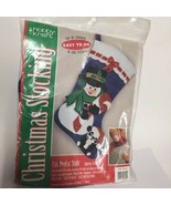 Choice Hobby Kraft Christmas Stocking Felt Craft Kit-18&quot; 08000 08001 080... - $12.95