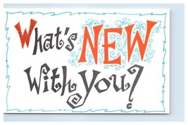 What&#39;s New With You Unused Postcard - £41.01 GBP