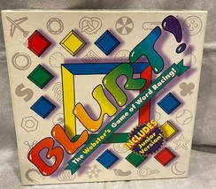 Blurt The Webster's Game of Word Racing Board Game Family Fun Regular and Jr. - $12.82