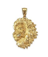 Gold Lion Face Sparkle-Cut Pendant (S/L, yellow, white, rose gold, 10k, ... - $5,628.51 MXN+