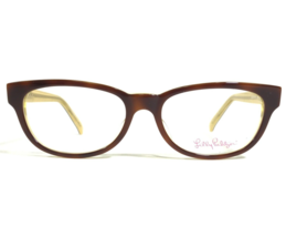Lilly Pulitzer Petite Eyeglasses Frames Emerson HO Yellow Tortoise 50-16-130 - £36.59 GBP