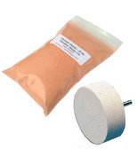 Gordon Glass® Cerium Oxide High Grade Polishing Powder - 8 Oz and 4&quot; Felt P - $41.49