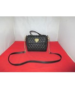 Betsey Johnson Top Handle Crossbody Mini Bag $108 Black    #3443 - £14.79 GBP