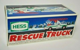 Vintage NIB 1994 Hess Rescue Truck  w/ Siren &amp; Lights!  NIB - $7.85