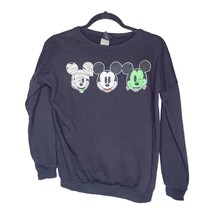 Disney Womens Medium Halloween Mickey Mouse Sweatshirt Mummy Vampire Frankie - £13.28 GBP