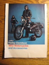 1973 Harley-Davidson Motorcycles &amp; Accessories Brochure Sportster FLH SS... - $39.14