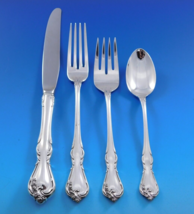 Rose Cascade by Reed &amp; Barton Sterling Silver Flatware Service 12 Set 59 pieces - £2,721.77 GBP
