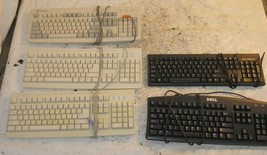 Lot Of 5 Computer Keyboards - Dell Mitsumi Gateway KeyTronic - $0.99