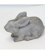 Metal Rabbit Door Stop Cast Iron Gate Stop Garden Statue  6 1/2&quot; - $962.75 MXN