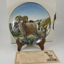 Rare Plate &quot;Rocky Monarch&quot; Big Horn Ram By A G Chelsom Nature&#39;s Showcase... - £15.14 GBP