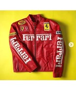 Ferrari Racing Lederjacke Vintage SELTENE 2004 WORLD CHAMPION Racing Jacke - £117.04 GBP