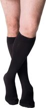 SIGVARIS Mens Style Microfiber 820 Closed Toe Calf-High Socks 20-30mmHg - $35.63+