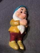 Snow White Disney Dwarf Dwarves Cake Topper Pvc Vintage Figure 2” Bashful - £17.26 GBP