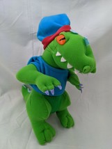 Mattel Rugrats Reptar Dinosaur Plush 11 Inch 1997 Stuffed Animal Toy - $21.95