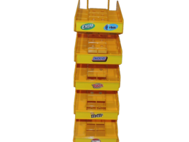M&amp;M Display Rack five tier with expandable shelf trays - £72.79 GBP