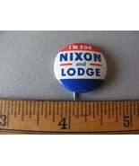 Vintage I&#39;m For Nixon Lodge Campaign Button - $276.49 MXN