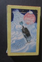 Coca-Cola Welcome Friend Ice Snowman Playing Cards  1958 - £19.49 GBP
