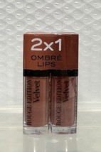 2x Rouge Edition Velvet Lipstick by Bourjois 17 Cool Brown and 29 Nude York - $18.81