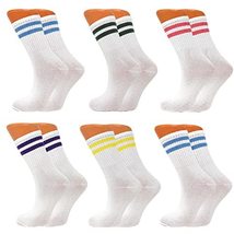 AWS/American Made Tennis Crew Socks for Women Thin and Breathable 6 Pairs (Style - £13.44 GBP