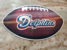 Miami Dolphins NFL Football Shape Magnet  Changing Graphic shelf 6 - £5.55 GBP