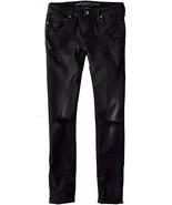 American Eagle Mens 4328038 NeXt Level Slim Leg Jeans, Destroyed Black Wash - £23.39 GBP