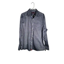 UNTUCKit Mens 100% Cotton Button Down Shirt Gray XL - £21.56 GBP