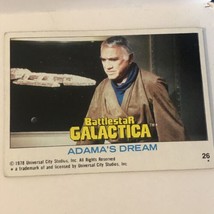 BattleStar Galactica Trading Card 1978 Vintage #26 Lorne Greene - £1.52 GBP