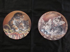 2 - 8-1/4" Bradford Exchange BASKETS OF LOVE Collector Plates by Alexei Isakov - $15.00