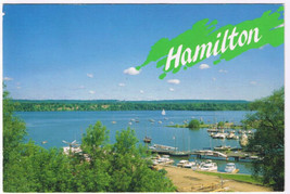 Postcard Hamilton Ontario View Of Hamilton Bay - $3.95