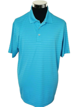 Snake Eyes Golf Shirt Men&#39;s Size Large Breeze Blue Casual Short Sleeves ... - £11.55 GBP