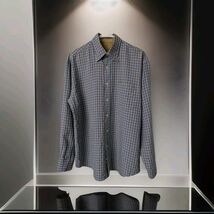 Bugatchi Uomo Button Up Shirt Mens  Plaid Check Long Sleeve Sz Medium - $22.76
