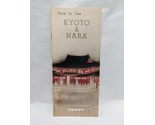 Vintage 1965 Japan How To See Tokyo And Nara Brochure - £50.45 GBP