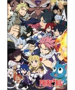 Fairy Tail Poster Anime Character Cast - $135.72 MXN